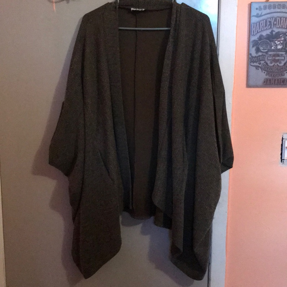 Sweater poncho